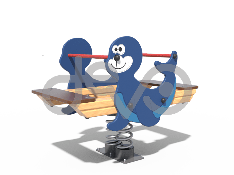 Качалка детской игровой площадки Тюлень