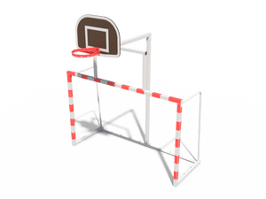Оборудование для спортивных игр. Ворота с баскетбольным щитом (разборные, без сетки) 03